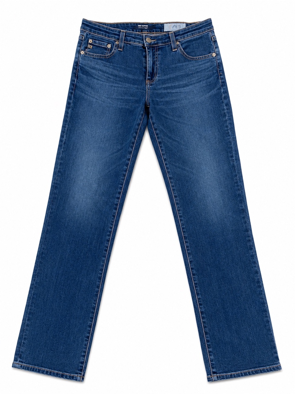 Ag Adriano Goldschmied Deep Indigo Straight Jeans - Picture 1 of 7